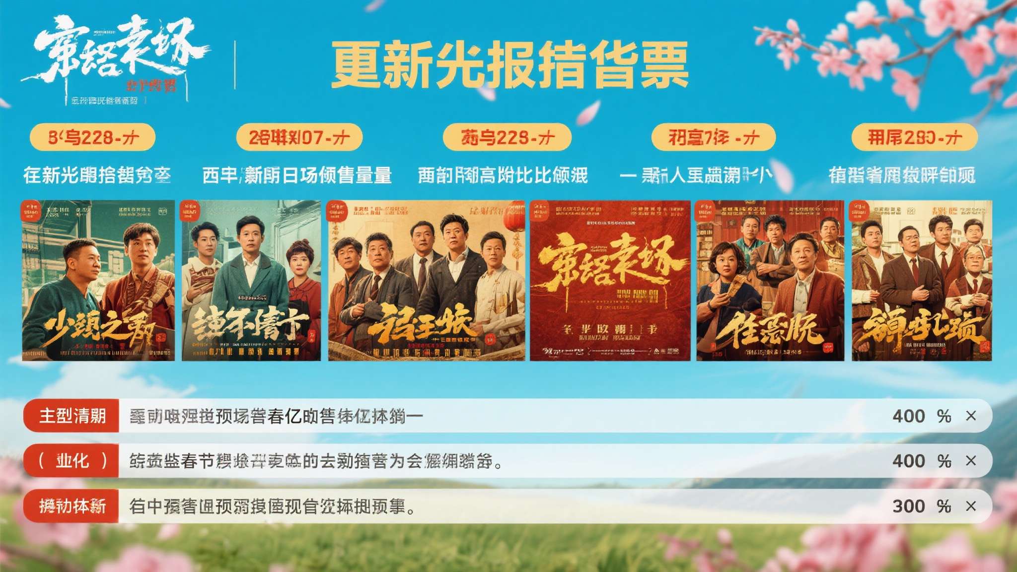 从最新公布的预售票房排行来看，今年清明档整体预售总量与去年同期相比明显缩水。头部